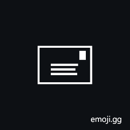 Stamped Envelope Symbol