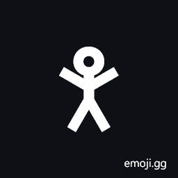 Stick Figure With Arms Raised Symbol