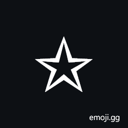 Stress Outlined White Star Symbol