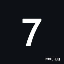 Superscript Seven Symbol