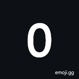 Superscript Zero Symbol
