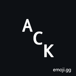 Symbol for Acknowledge Symbol