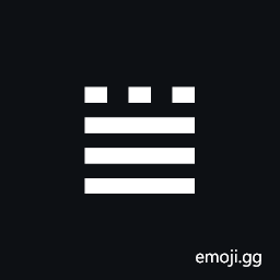 Tetragram for Diminishment Symbol