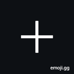 Thin Greek Cross Symbol