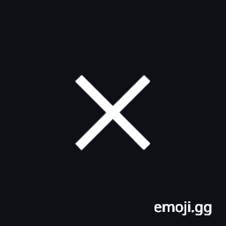 Thin Saltire Symbol