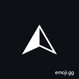 Three-D Right-Lighted Upwards Equilateral Arrowhead Symbol
