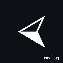 Three-D Top-Lighted Leftwards Equilateral Arrowhead Symbol