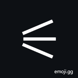Three Lines Converging Left Symbol