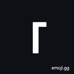 Top Left Half Bracket Symbol