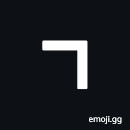 Top Right Corner Symbol
