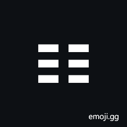 Trigram for Earth Symbol