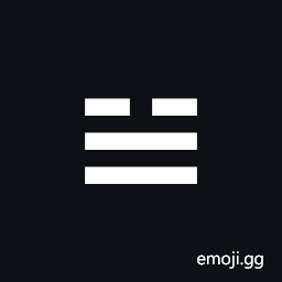 Trigram for Lake Symbol