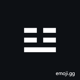 Trigram for Thunder Symbol