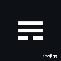 Trigram for Wind Symbol