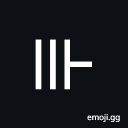 Triple Vertical Bar Right Turnstile Symbol