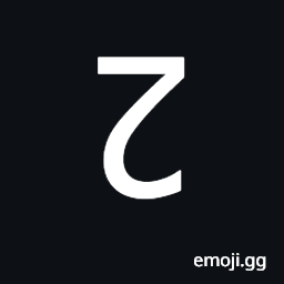 Turned Digit Two Symbol