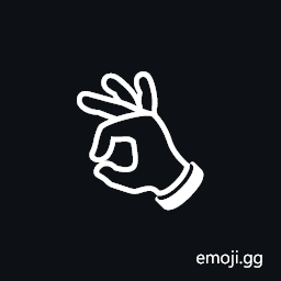 Turned Ok Hand Sign Symbol