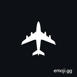 Up-Pointing Airplane Symbol