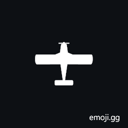 Up-Pointing Small Airplane Symbol