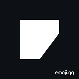 Upper Left Block Diagonal Lower Centre To Upper Middle Right Symbol