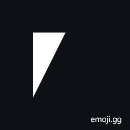 Upper Left Block Diagonal Lower Left To Upper Centre Symbol