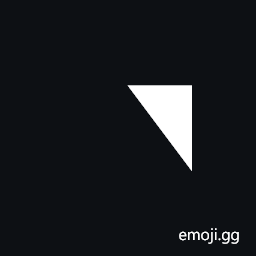 Upper Right Block Diagonal Upper Centre To Lower Middle Right Symbol