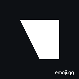 Upper Right Block Diagonal Upper Left To Lower Centre Symbol