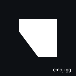 Upper Right Block Diagonal Upper Middle Left To Lower Centre Symbol