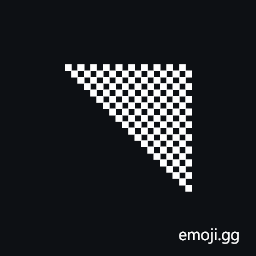 Upper Right Triangular Medium Shade Symbol