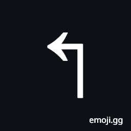 Upwards Arrow with Tip Leftwards Symbol