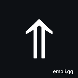 Upwards Double Arrow Symbol