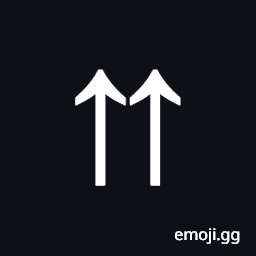Upwards Paired Arrows Symbol