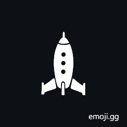 Upwards Rocket Symbol