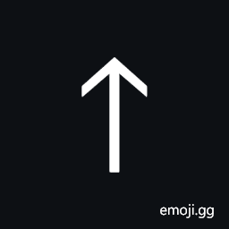 Upwards Sans-Serif Arrow Symbol