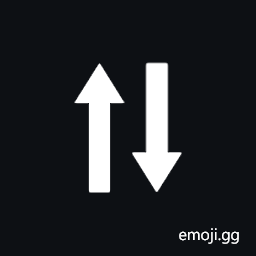Upwards Triangle-Headed Arrow Leftwards of Downwards Triangle-Headed Arrow Symbol
