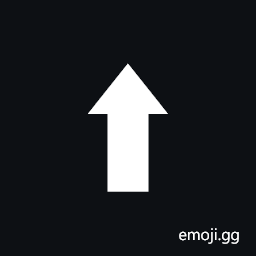 Upwards Triangle-Headed Arrow with Very Heavy Shaft Symbol