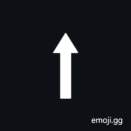 Upwards Triangle-Headed Arrow Symbol