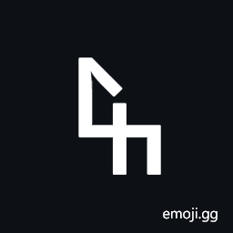 Vai Digit Four Symbol