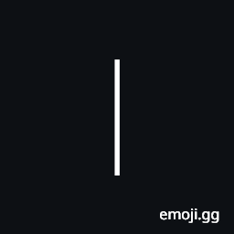 Vertical Line Extension Symbol