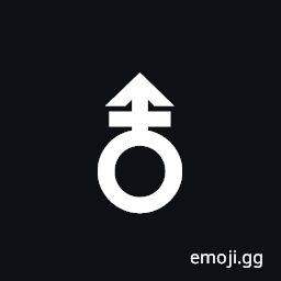 Vertical Male with Stroke Sign Symbol