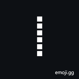 Vertical Six Dots Symbol