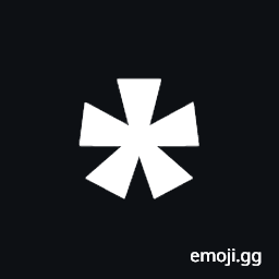 Very Heavy Five Spoked Asterisk Symbol