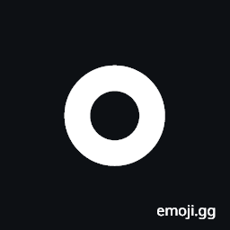 Very Heavy White Circle Symbol