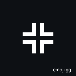 Voided Greek Cross Symbol