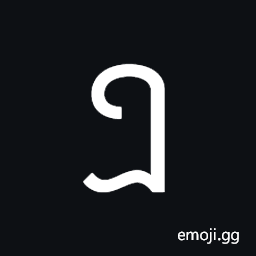 Wancho Letter Ra Symbol