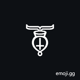 White Chess Turned Bishop Symbol