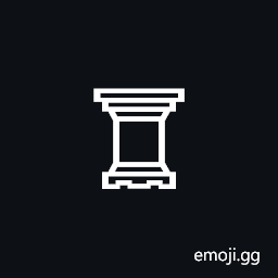 White Chess Turned Rook Symbol