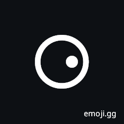 White Circle with Dot Right Symbol