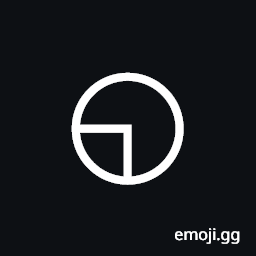 White Circle with Lower Left Quadrant Symbol