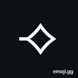 White Concave-Sided Diamond with Leftwards Tick Symbol